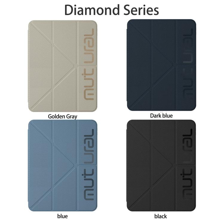 Funda para tablet de piel vegana plegable en forma de Y de la serie Mutural XingZuan, For iPad 2025 / 2022, For iPad Air 13 2026 / 2025 / 2024, For iPad Air 11 2026 / 2025 / 2024, For iPad Pro 13 2025 / 2024, For iPad Pro 11 2025 / 2024                ...