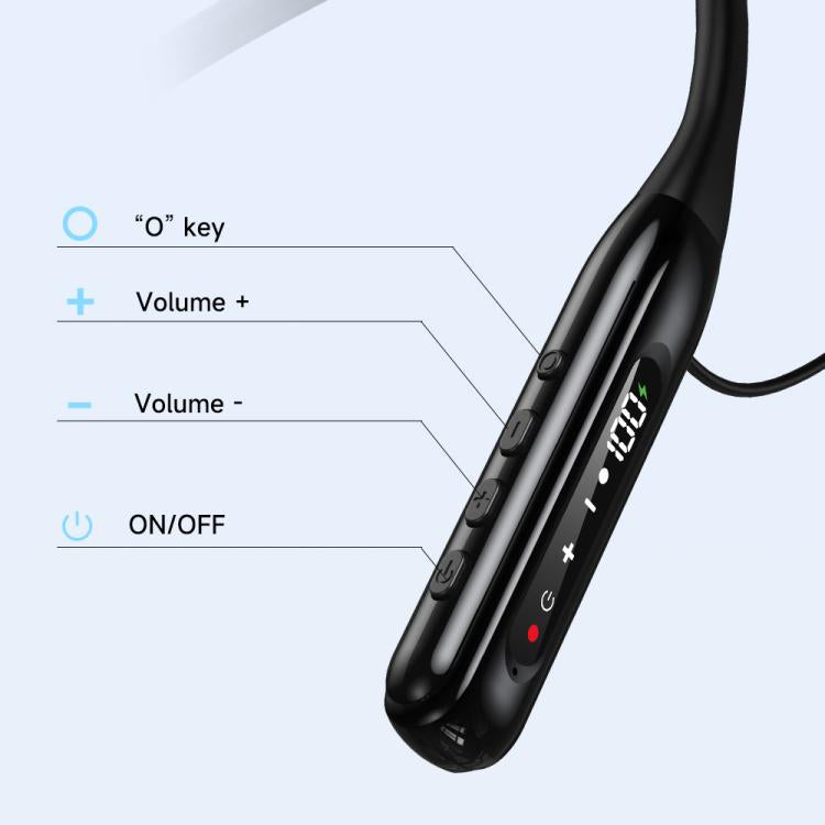 Auriculares deportivos Bluetooth con banda magnética para el cuello TOTU BE-5-SP con batería de larga duración de 500 mAh, BE-5-SP