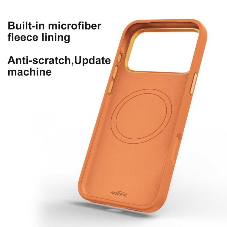 Funda magnética de silicona líquida con estampado de gatos de Mutural, For iPhone 17 Pro Max, For iPhone 17 Pro