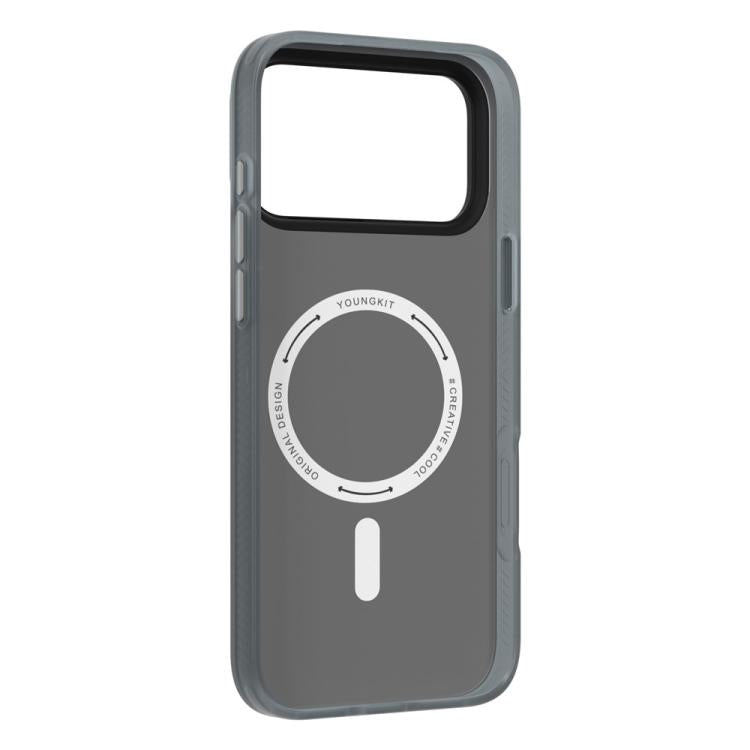 Funda magnética para teléfono YOUNGKIT Technology Series IMD de policarbonato rígido, For iPhone 17 Pro Max, For iPhone 17 Pro, For iPhone 17, For iPhone Air