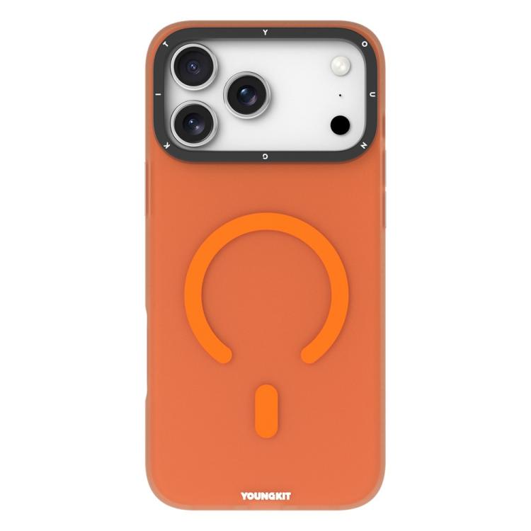 Funda magnética para teléfono YOUNGKIT de PET TPU mate, For iPhone 17 Pro Max, For iPhone 17 Pro