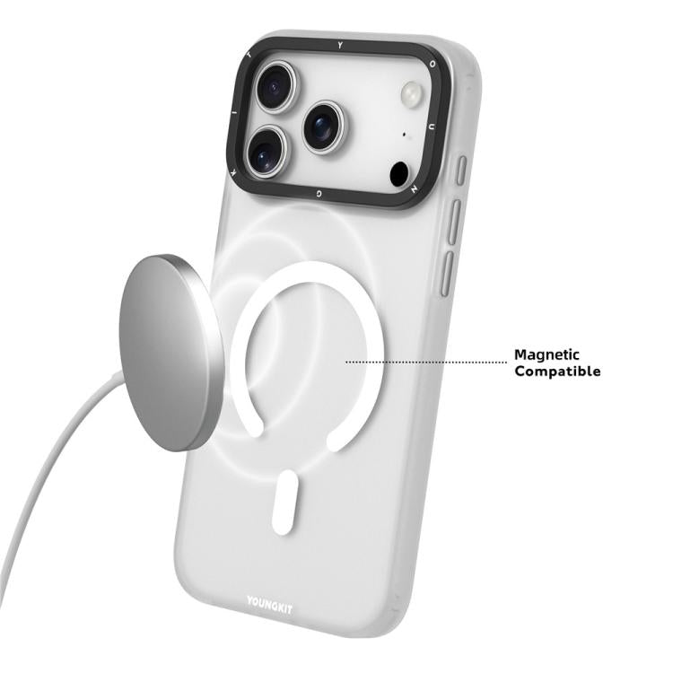 Funda magnética para teléfono YOUNGKIT de PET TPU mate, For iPhone 17, For iPhone Air