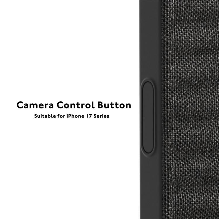 Funda magnética para teléfono YOUNGKIT con textura de tela vaquera y TPU., For iPhone 17 Pro Max, For iPhone 17 Pro