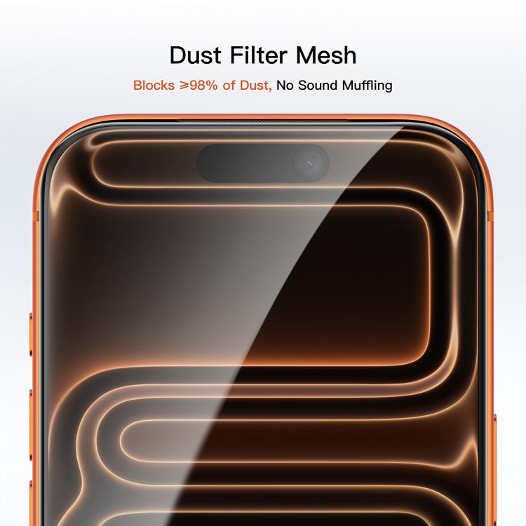 Película de vidrio templado para cámaras sin polvo de fácil instalación de Mutural, For iPhone 17 Pro Max, For iPhone 17 Pro, For iPhone 17, For iPhone Air