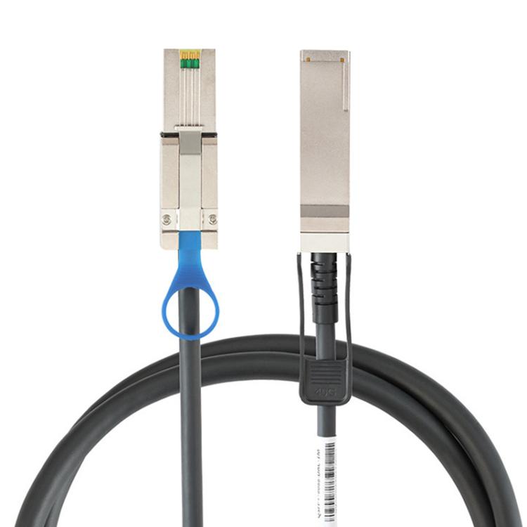 Cable de datos de alta velocidad para servidor WG205 QSFP+40G a mini SAS 26PSFF-8088DAC, 1m
