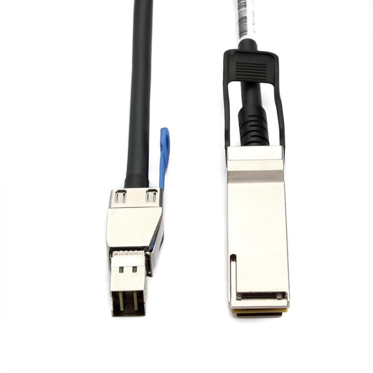 Cable de datos de alta velocidad para servidor WG206 QSFP+40G a SFF-8644, 1m