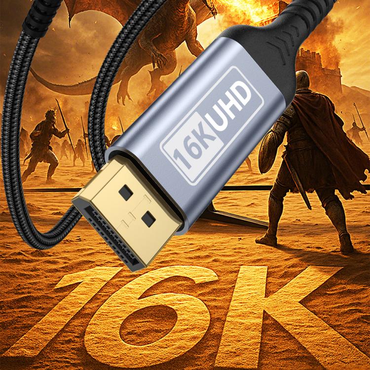 Cable adaptador para monitor de juegos HD 16K DP a DP 2.1, 1m, 2m, 3m, 5m