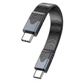 Cable de datos USB5 240W 16K 80Gbps Tipo-C a Tipo-C para Thunderbolt 5 FPC de función completa