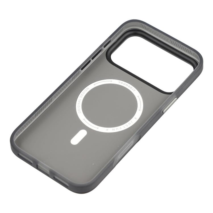 Funda híbrida magnética para teléfono YOUNGKIT Smooth Sailing Series TPU PC, For iPhone 17 Pro Max, For iPhone 17 Pro