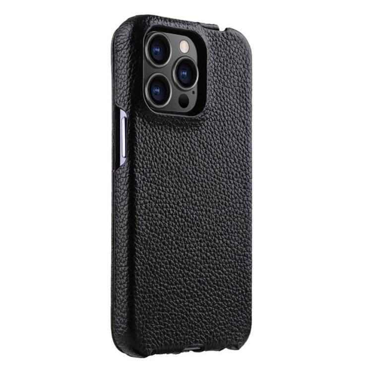 Funda para teléfono Melkco con textura de lichi, apertura vertical y magnética, de cuero genuino., For iPhone 16 Pro Max, For iPhone 16 Pro, For iPhone 16, For iPhone 15 Pro Max, For iPhone 15 Pro, For iPhone 15, For iPhone 14, For iPhone 14 Pro       ...