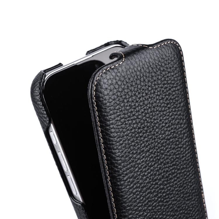 Funda para teléfono Melkco con textura de lichi, apertura vertical y magnética, de cuero genuino., For iPhone 16 Pro Max, For iPhone 16 Pro, For iPhone 16, For iPhone 15 Pro Max, For iPhone 15 Pro, For iPhone 15, For iPhone 14, For iPhone 14 Pro       ...