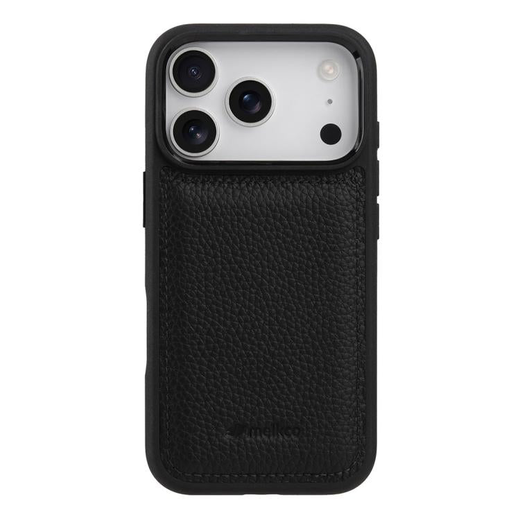 Funda híbrida para teléfono de policarbonato con textura de lichi de melkco, cobertura total., For iPhone 17 Pro Max, For iPhone 17 Pro, For iPhone 17, For iPhone Air, For iPhone 16 Pro Max, For iPhone 16 Pro