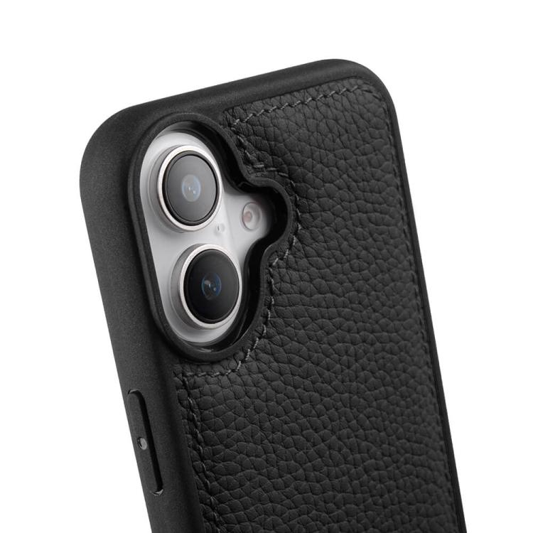 Funda híbrida para teléfono de policarbonato con textura de lichi de melkco, cobertura total., For iPhone 16