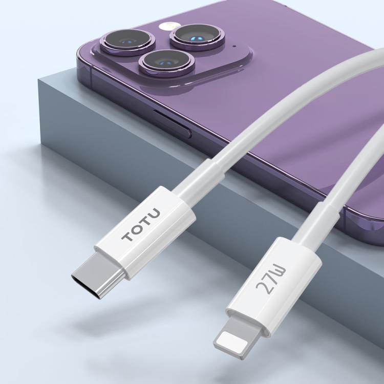 Juego de cables de datos TOTU GTZB01-PD Serie 27W Tipo-C a 8 pines, Longitud: 0,5 m + 1 m + 2 m