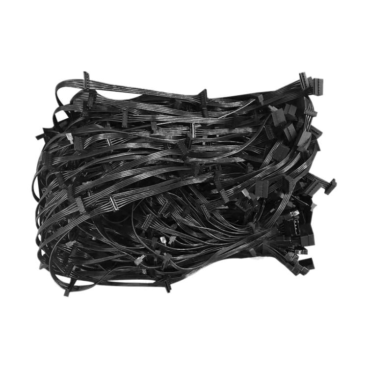 Adaptador de extensión de alimentación para disco duro WG194 IDE de 4 pines a 5xSATA de 15 pines (1 a 5)., 0.6m