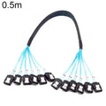 Cable de datos para disco duro SATA 3.0 de alta velocidad con seis cabezales WG214, 0.5m, 1m