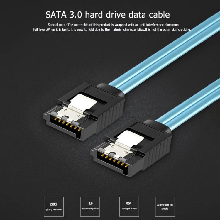 Cable de datos para disco duro SATA 3.0 de alta velocidad con seis cabezales WG214, 0.5m, 1m