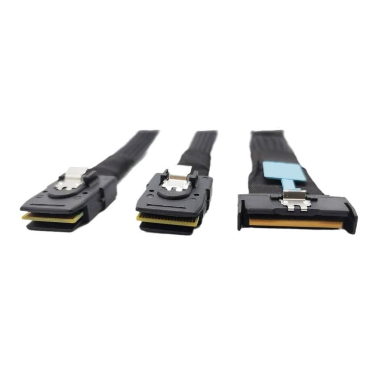 Cable de transferencia de datos para servidor Gen5 MCIO X8 a Dual SFF-8087, MCIO X8 to Dual SFF-8087
