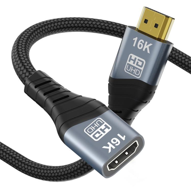 Cable adaptador WG236 HDMI 2.2 macho a HDMI 2.2 hembra 16K 60HZ HD, 0.5m, 1m, 1.5m, 2m