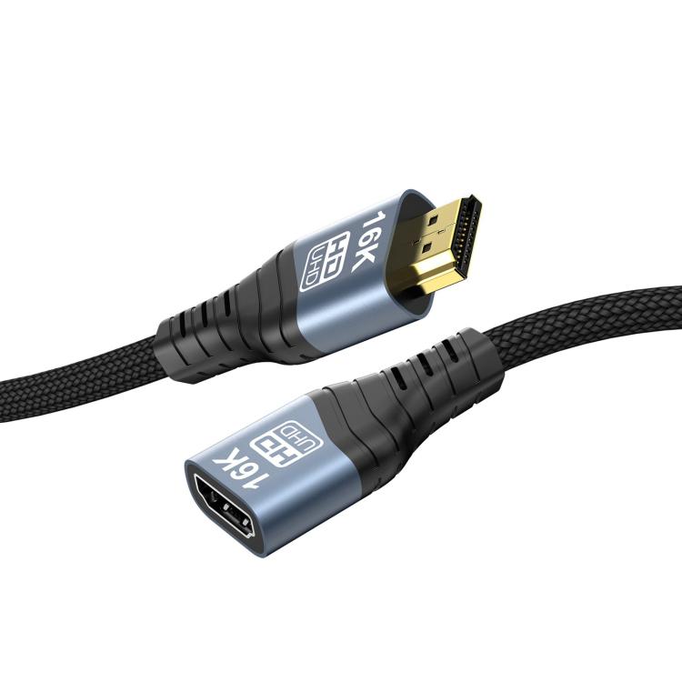 Cable adaptador WG236 HDMI 2.2 macho a HDMI 2.2 hembra 16K 60HZ HD, 0.5m, 1m, 1.5m, 2m