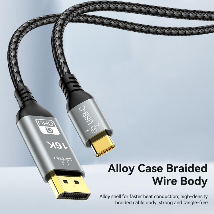 Cable adaptador WG238 USB/Tipo-C a DP 16K 60HZ HD, WG238