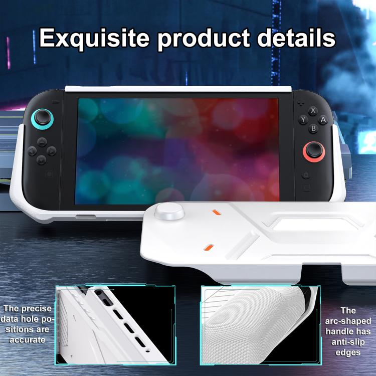 Funda protectora XDcase estilo mecha con marco central de TPU y cubierta frontal de PC., For Nintendo Switch 2