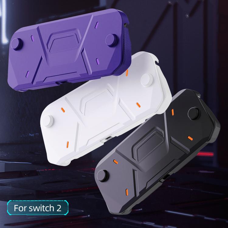 Funda protectora XDcase estilo mecha con marco central de TPU y cubierta frontal de PC., For Nintendo Switch 2