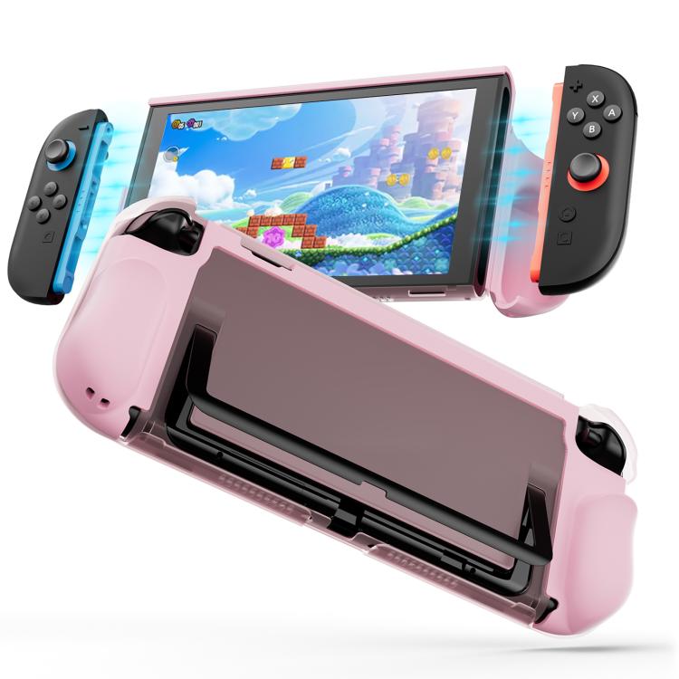 Funda protectora XDcase transparente de TPU suave al tacto con cubierta frontal., For Nintendo Switch 2