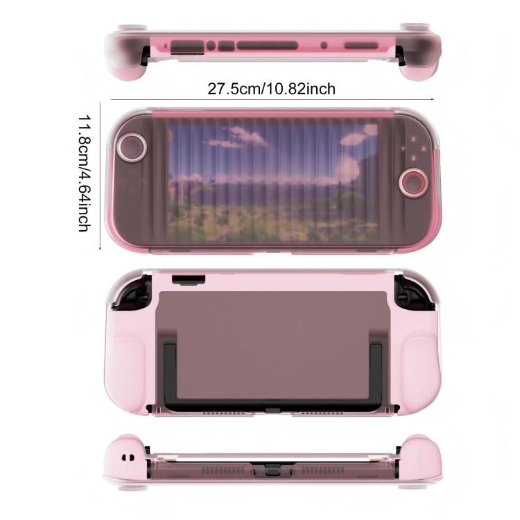 Funda protectora XDcase transparente de TPU suave al tacto con cubierta frontal., For Nintendo Switch 2