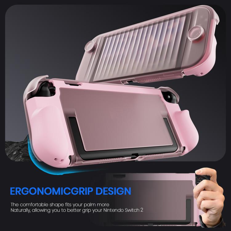 Funda protectora XDcase transparente de TPU suave al tacto con cubierta frontal., For Nintendo Switch 2