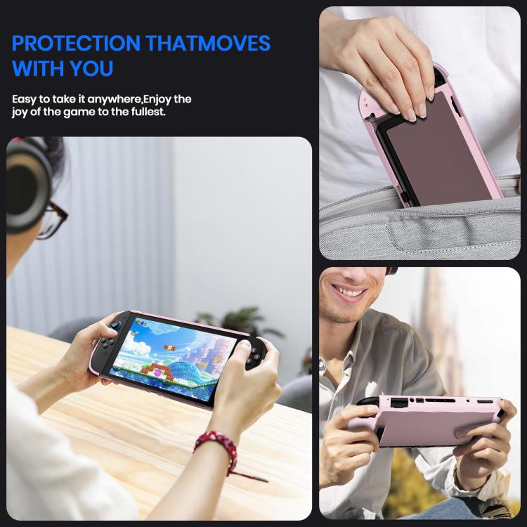 Funda protectora XDcase transparente de TPU suave al tacto con cubierta frontal., For Nintendo Switch 2