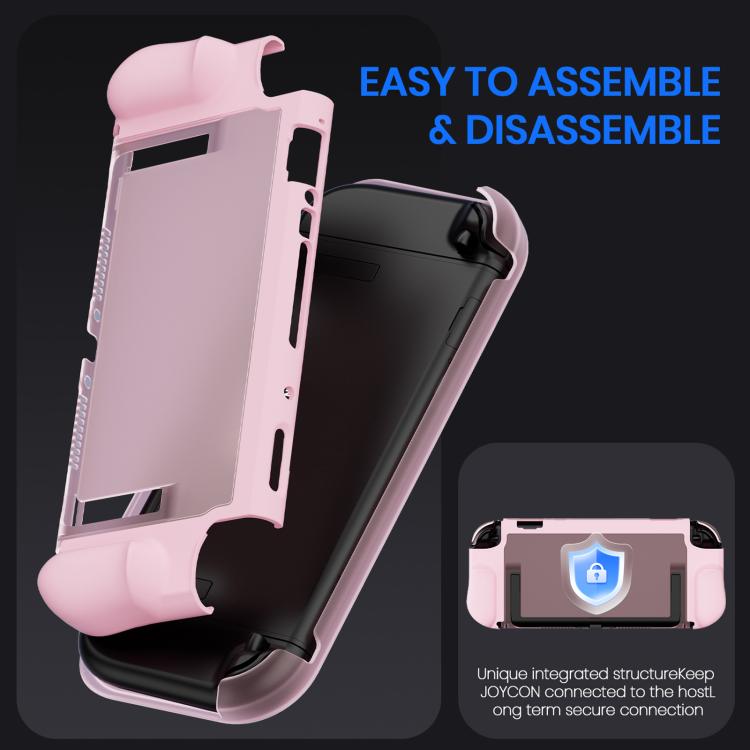 Funda protectora XDcase transparente de TPU suave al tacto con cubierta frontal., For Nintendo Switch 2