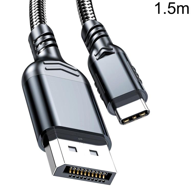 Cable adaptador Thunderbolt WG226 16K Ultra HD Tipo-C a DP 2.1 (sin logotipo), 1.5m No Logo, 1.8m No Logo