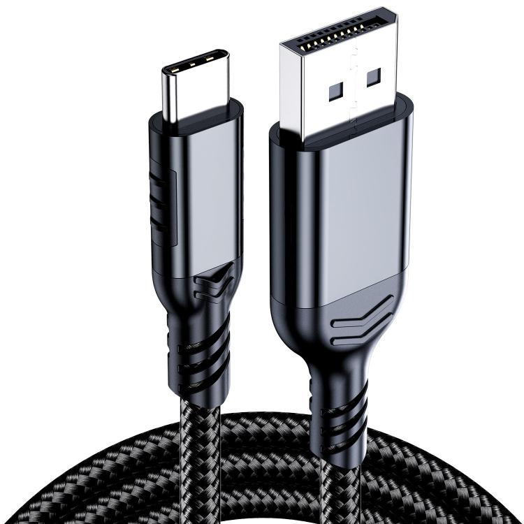 Cable adaptador Thunderbolt WG226 16K Ultra HD Tipo-C a DP 2.1 (sin logotipo), 1.5m No Logo, 1.8m No Logo