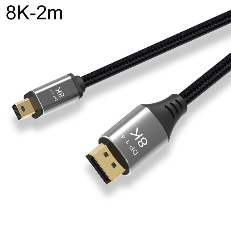 Cable adaptador de vídeo WG233 Mini DP a DP1.4 8K HD, 8K-1m, 8K-2m