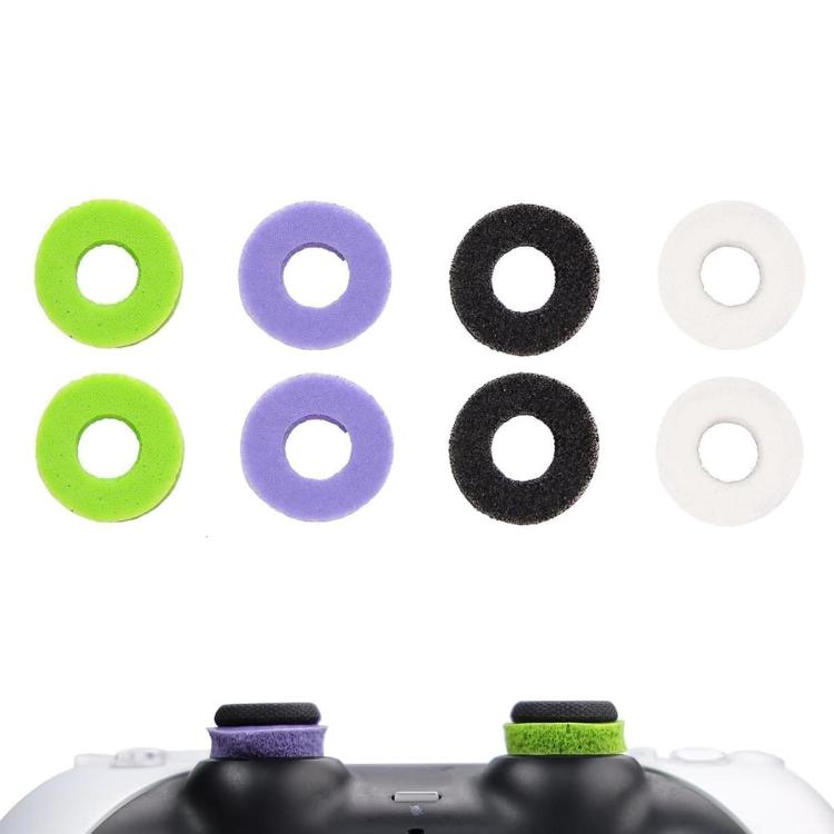 XDcase 8 anillos de precisión de silicona suave para puntería para PS4 / PS5 / Xbox / Switch / Google Stadia, 8PCS