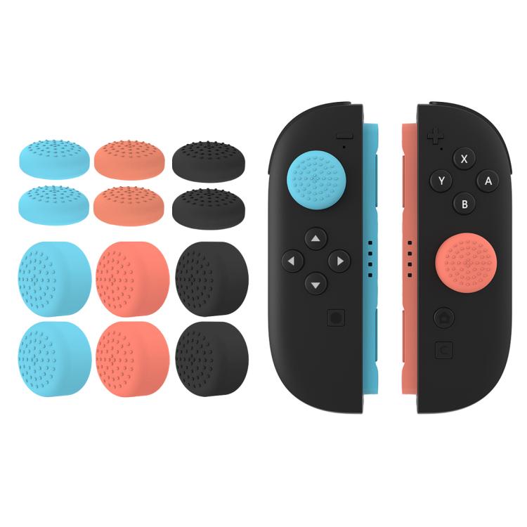 XDcase 12 piezas de tapas antideslizantes de silicona para joysticks de Nintendo Switch 2, 12PCS