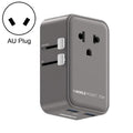 Adaptador de viaje universal MOMAX UA32 1-World Pocket de 25 W y 4 puertos con tecnología GaN ultradelgada., AU Plug, EU Plug, UK Plug, US Plug