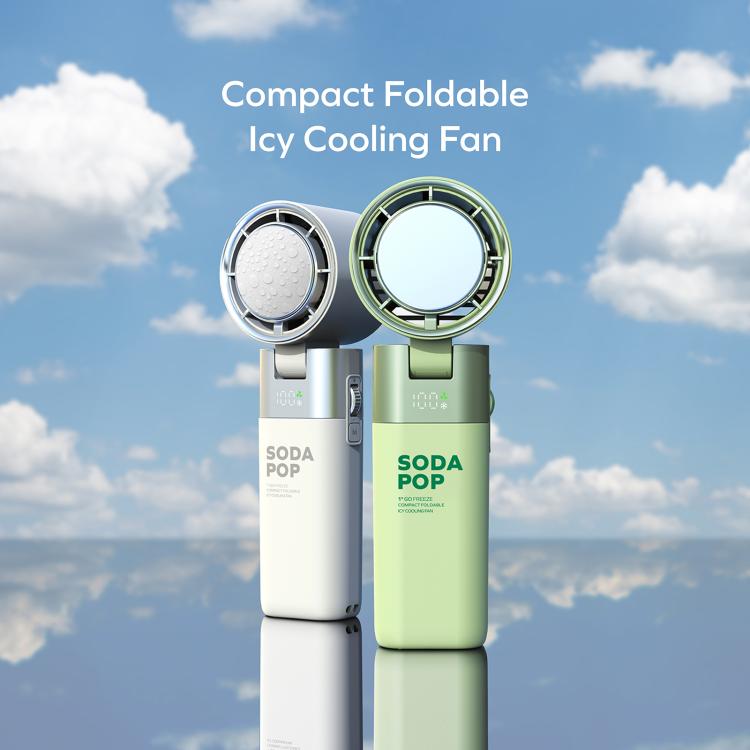 Ventilador portátil plegable de alta velocidad MOMAX IF21 GO FREEZE con compresor de hielo