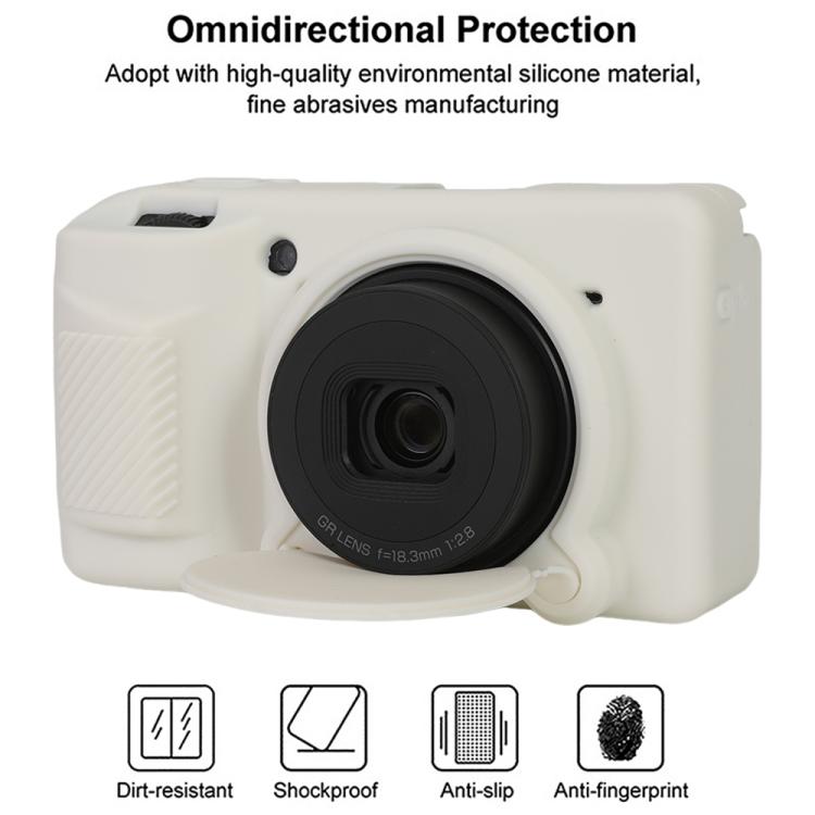Funda protectora de silicona suave para cámara, For Ricoh GR IV