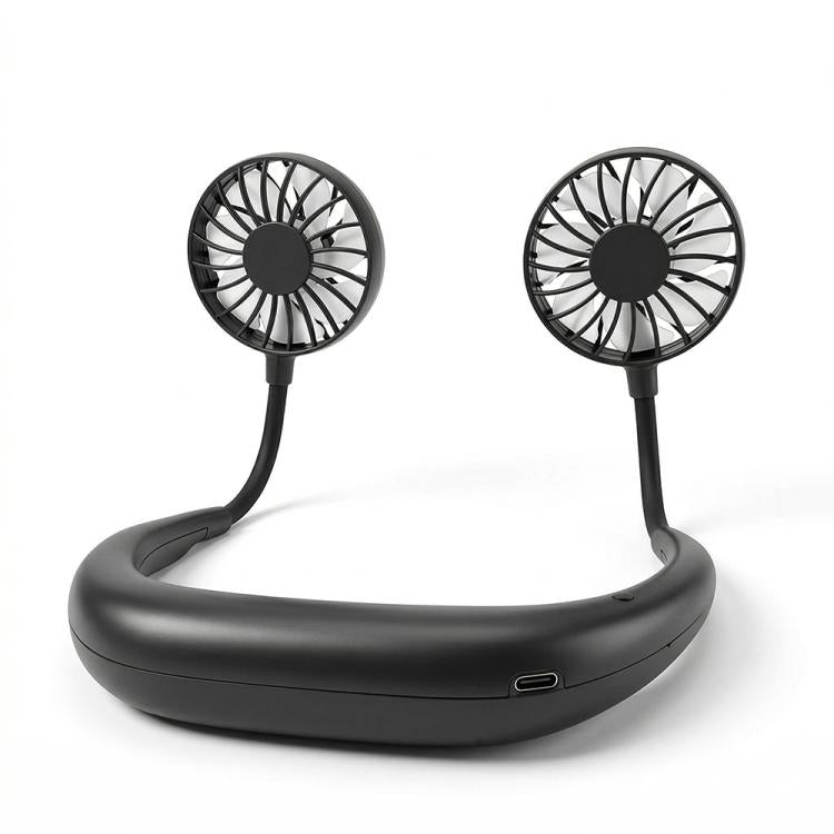 Ventilador portátil de doble cabezal para colgar al cuello ZY-A2