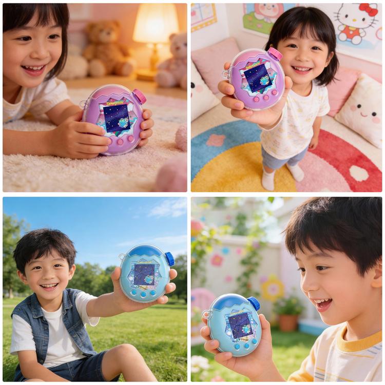 Funda protectora de cristal para dispositivos de mascotas virtuales XDcase, For Tamagotchi Paradise