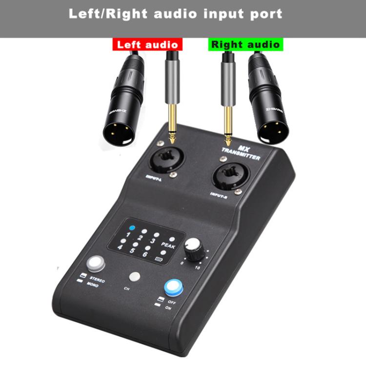 Sistema portátil inalámbrico de monitorización intraauricular MX-M1 para etapa 1 TX y 1 RX, MX-M1