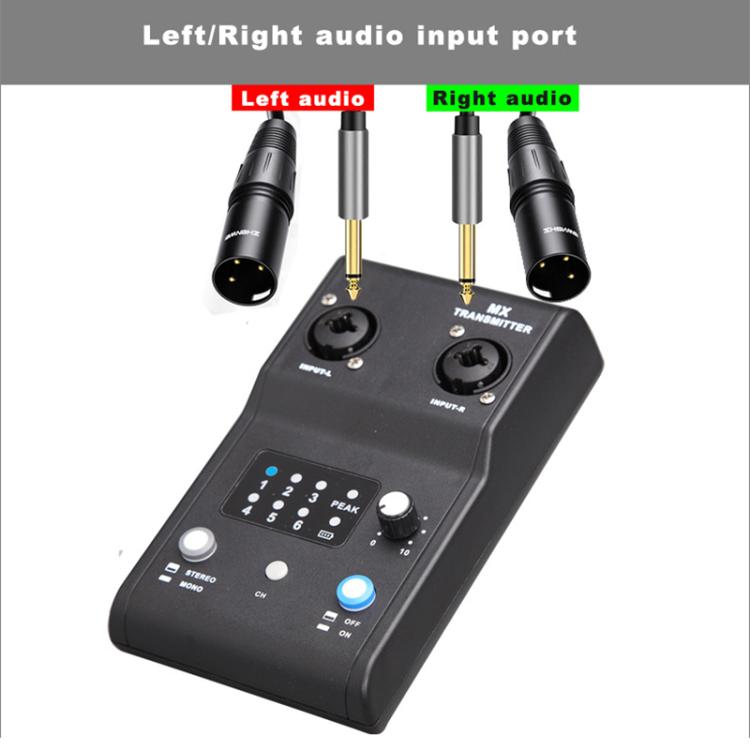 Sistema portátil inalámbrico de monitorización intraauricular MX-M2 para etapa 1 TX y 1 RX, MX-M2