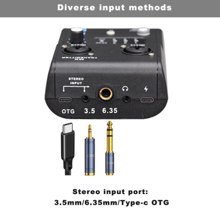 Sistema portátil inalámbrico de monitorización intraauricular MX-M3 para etapa 1 TX y 1 RX, MX-M3