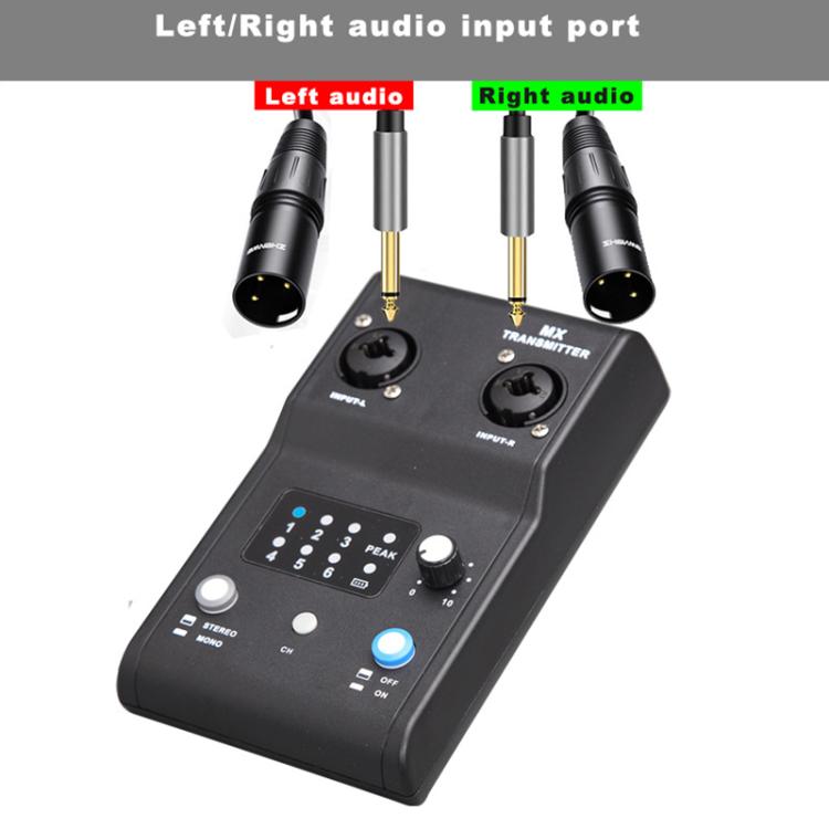 Sistema portátil inalámbrico de monitorización intraauricular MX-M3 para etapa 1 TX y 1 RX, MX-M3