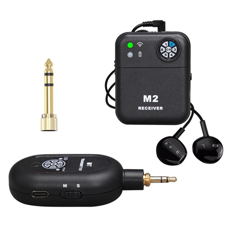 Sistema portátil inalámbrico de monitorización intraauricular MT-M2 para etapa 1 TX y 1 RX, MT-M2