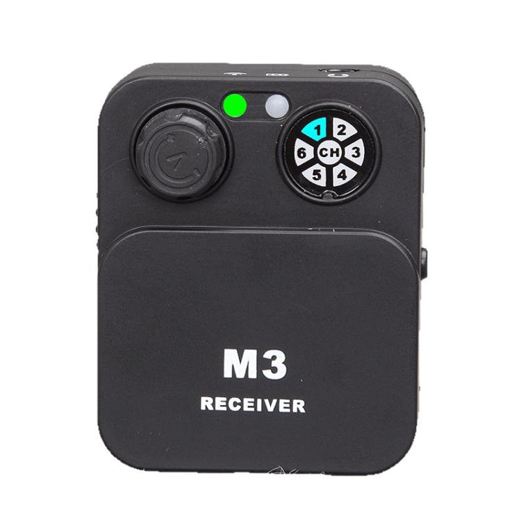 Receptor de monitoreo inalámbrico portátil M3 con auriculares con cable, M3