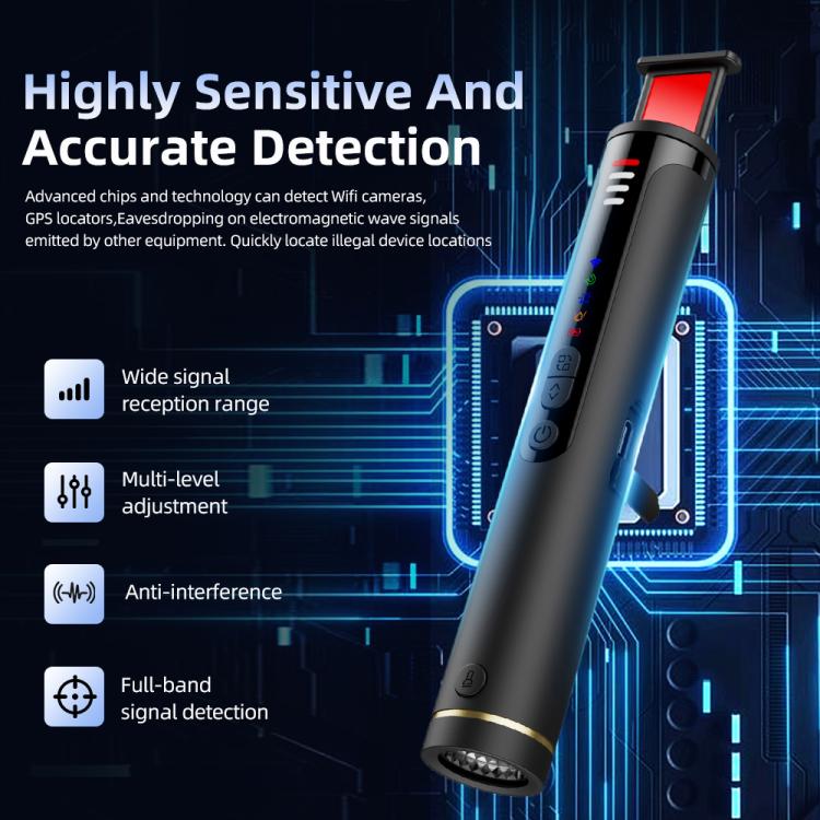 Detector infrarrojo inteligente multifuncional portátil T016