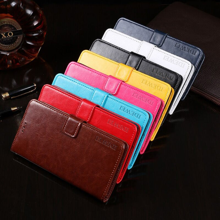 idewei Crazy Horse Texture Horizontal Flip Funda de cuero con soporte y ranuras para tarjetas y billetera, For iPhone 12 mini, For iPhone 12 / 12 Pro, For iPhone 12 Pro Max